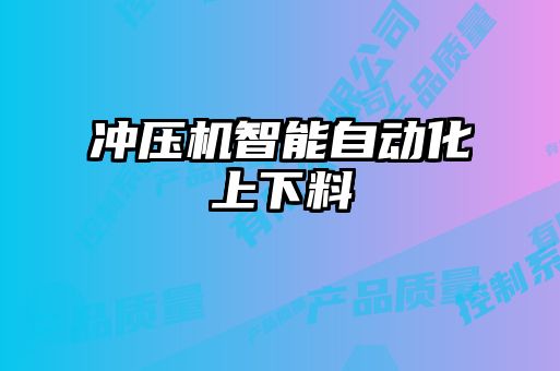 沖壓機智能自動化上下料